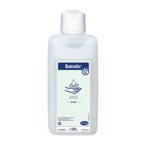 Waschlotion Bode Baktolin pure 20 x 500 ml inkl. 1 Stück Wandhalter, Waschlotion parfüm- & farbstofffr.