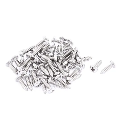 sourcing map 3,5 mm x 13 mm selbstschneidende -Schrauben 50 PCS de