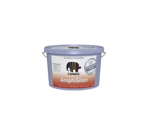 Caparol AmphiSilan weiß 12,5 l - Innen- & Außenfarben, hochgradig wasserabweisend und ideal für den Schutz von Fassaden und Wänden