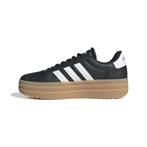 adidas Damen VL Court Bold Shoes - Damen-Sneaker mit regulärer Passform und schnürbarem Design, ideal für einen trendigen Look und höchsten Komfort dank der EVA-Einlegesohle.
