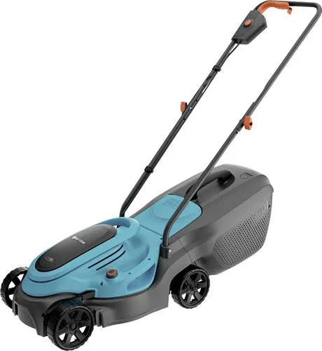 GARDENA Akku-Rasenmäher EasyMax 32/18V P4A Solo - Garten- und Grünflächenpflege mit 32 cm Schnittbreite, ideal für Rasenflächen bis 200 m². QuickFit Plus System für einfache Schnitthöhenverstellung in 4 Stufen.