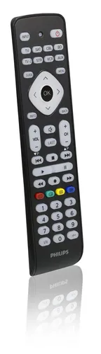 Philips 8-in-1 TV Ersatzfernbedienung - Universalfernbedienungen, steuern Sie bis zu 8 Geräte gleichzeitig und genießen Sie die einfache Handhabung in einem kompakten Design.