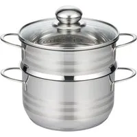 ELO Steamer Ø 24 cm aus Edelstahl - Gesundes Kochen für alle Herdarten - Universal-Kochtöpfe, hochwertiger Edelstahl für Langlebigkeit und spülmaschinenfest - ideal für gesundes Dämpfen von Gemüse und mehr.