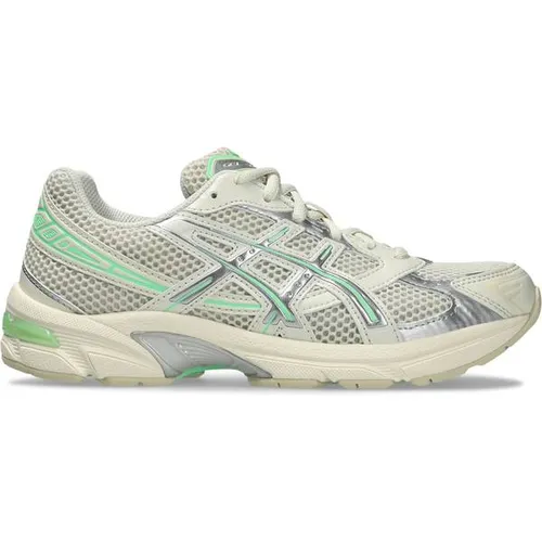 Asics GEL-1130 Turnschuhe für Damen - Weiß (37.5) - Sneaker mit moderner Ästhetik und GEL-Technologie für optimalen Komfort, ideal für urbane Aktivitäten und lässige Outfits.