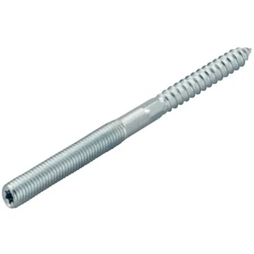 fischer Stockschraube STST 12x160 verzinkt - Eisenwaren, ideal für die direkte Installation von Rohrschellen mit einfachem Sechskantkopf und innenliegendem T-Antrieb für schnelle Montage.