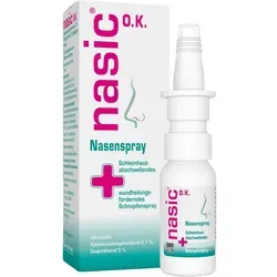 nasic O.K. 10 ml Nasenspray - Arzneimittel für freie Atemwege, rezeptfrei erhältlich und ideal bei verstopfter Nase.
