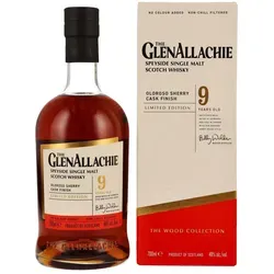 GlenAllachie 9 Jahre - Oloroso Sherry Cask Finish - Whisky, Limited Edition mit komplexen Aromen, veredelt im Oloroso Sherryfass für ein intensives Geschmackserlebnis.
