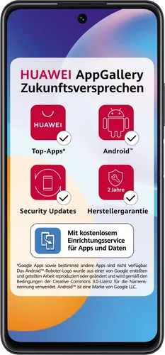 Huawei P smart 2021 - 6,67" Smartphone mit 48 MP Kamera - Handys ohne Vertrag mit 5.000 mAh Akku für lange Nutzung und AI-gestützte Quad-Kamera für beeindruckende Fotos.