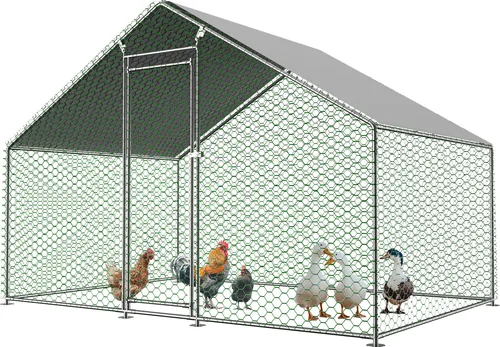 3x2 Hühnerhaus Kleintierstall mit Freilaufgehege - Käfige, Auslauf & Gehege für Hühner, Hasen und Kaninchen - bietet großzügigen Platz und sicheren Freilauf für glückliche Tiere.