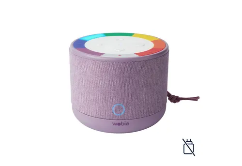 wobie box Streaming-Box mit Spotify Connect - Streaminggerät mit spritzwassergeschütztem Design (IPX5) und Bluetooth-Lautsprecher-Funktion, ideal für Musikgenuss überall.