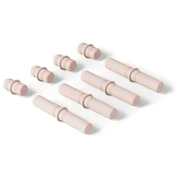 MODU Montagestifte in Rosa - ab Geburt - 8 hochwertige Montagestifte aus robustem Kunststoff für eine einfache Montage. Fördert die Feinmotorik und Konzentration von Babys ab Geburt. Ideal für kreatives Spielen und Lernen.