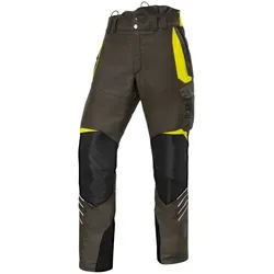 Kübler Forest Schnittschutzhose PSA 3|Rot oder Oliv mit Warngelb|Größe L-78|Oliv-Warngelb