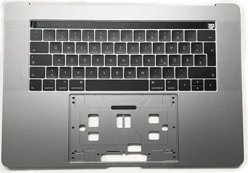 A1990 Topcase Tastatur mit Backlight für Apple Macbook Pro Retina 15" 2018 2019 deutsch grau