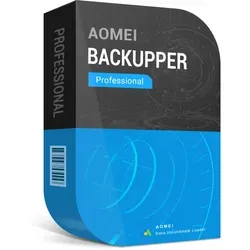AOMEI Backupper Professional Dauerlizenz, 2 PC, Download - Office-Software zur umfassenden Datensicherung und Wiederherstellung, ideal für den Schutz vor Datenverlust mit flexibler Wiederherstellungsfunktion und Disk Clone für einfache Festplattenmigration.