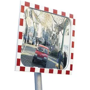 Moravia Verkehrsspiegel DIAMOND 1, 60 x 40cm - Sicherheitsglas Verkehrsspiegel für den Außenbereich, schlagfest und mit 10 Jahren Garantie. Ideal für sichere Verkehrssicht und Schutz vor Verletzungen.
