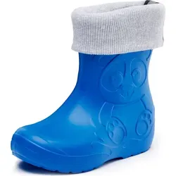 Ladeheid Kinder Federleichte Gummistiefel Thermo LA-CA-249 (Blau, 22/23 EU) - Stiefel für Jungen mit herausnehmbarer Fütterung, federleicht und ideal für jede Jahreszeit - perfekten Halt und Sicherheit dank rutschfester Sohle und Reflektoren.