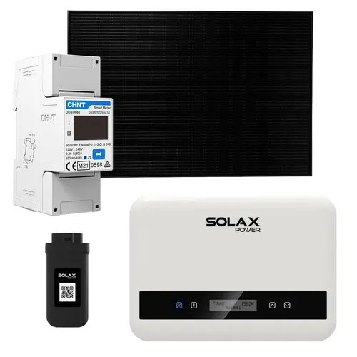 Solax 2kWp Mini PV-Anlage X1 G4 2000W - Solarmodule mit 0% MwSt, IP66 Schutzklasse und WiFi-Funktion für maximale Effizienz in der Energieerzeugung.