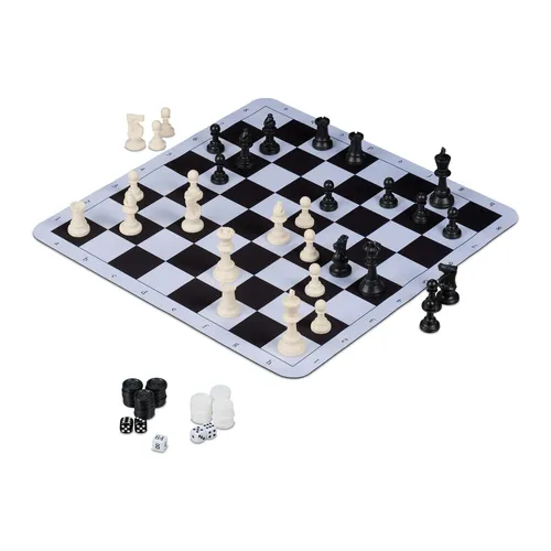 Schachspiel Backgammon Dame Schach Schachbrett Reiseschach Schachmatte rollbar