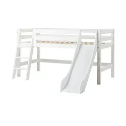 Hoppekids Hochbett  ECO Luxury , weiß , Maße (cm): B: 197 H: 114