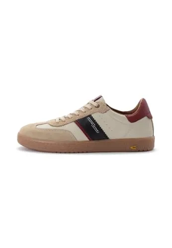 CAMEL ACTIVE Herren Sneaker Gr. 42, blau-beige - Sneaker aus Velours- und Nappaleder, casual Retro-Design mit komfortabler Lederinnensohle und gepolsterter Passform, ideal für Freizeitaktivitäten.