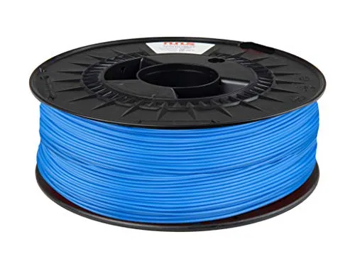 NuNus PETG Filament 1,75mm 1KG hellblau - 3D Druckerzubehör, stabil und temperaturbeständig, ideal für transparente Drucke ohne Warping