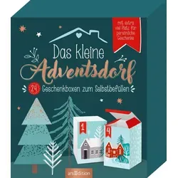 Das kleine Adventsdorf – 24 Geschenkboxen zum Selbstbefüllen - Kreativer Adventskalender zum Selbstgestalten: 24 liebevoll gestaltete Schachteln im skandinavischen Design für individuelle Überraschungen. Ideal für persönliche Geschenke und stimmungsvolle Dekoration.