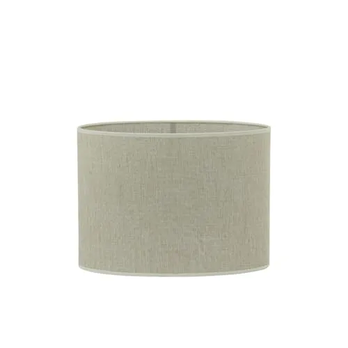 Light & Living Lampenschirm Oval Breska - Perle Weiß - 38x17.5x28cm