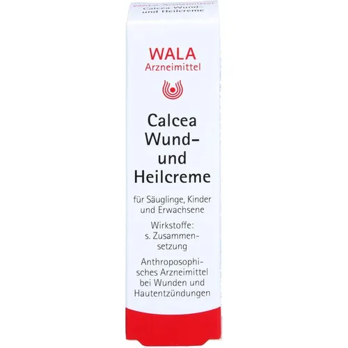 Calcea Wund- und Heilcreme - Arzneimittel zur Unterstützung der Wundheilung, beruhigt gereizte Haut und lindert Hautentzündungen für eine schnelle Regeneration.
