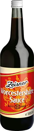 ZEISNER Worcestershire Sauce, 1000 ml | 1l (1er Pack)