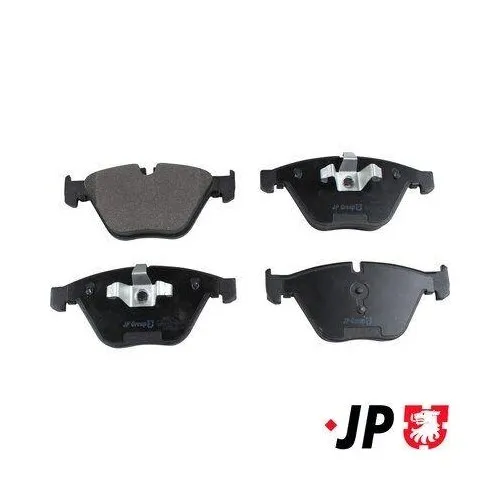 JP Bremsbelagsatz für BMW 1463601810 - Bremsbelagsatz für Scheibenbremse, vorne, mit Verschleißwarnkontakt für optimale Sicherheit und Fahrzeugkompatibilität.