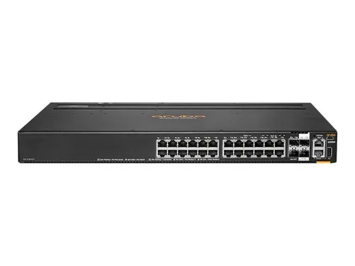HPE Aruba 6200M 24G 4SFP+ TAA Switch - Switch - max. Stapelentfernung 10 km - L3 - managed - 24 x 10/100/1000 + 4 x 1 Gigabit / 10 Gigabit SFP+ (Uplink / Stacking) (R8V08A)