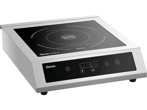 Bartscher Induktionskocher IK 35TC XL - Effizientes Kochen - Kochfeld mit 10 Temperaturstufen, 1 Kochstelle und zeitsparender Intervalleinstellung für präzises und schnelles Kochen in der Gastronomie.