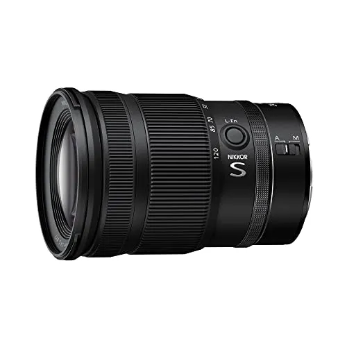 Nikon NIKKOR Z, 24–120 mm f/4 S, Premium-All-in-One-Zoomobjektiv mit konstanter Blende für spiegellose Kameras der Z-Serie (Weitwinkel bis Tele), Modell Nikon USA