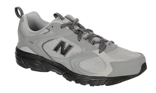 New Balance ML408 Sneaker - Inspiriert vom New Balance 530 in Grau - Sneaker in Größe 41,5, sportlicher Stil mit Synthetik-Obermaterial und leicht profiliertem Gummiprofil, ideal für Alltag und Freizeit.