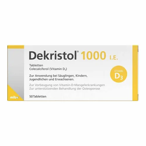 Dekristol 1.000 I.E. Tabletten Inhalt: 50 St