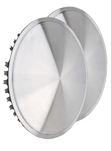 Universell passendes Radzierblendenset 13 Zoll - Moon Caps für PKW, Oldtimer & Youngtimer - Edelstahl Radzierblenden 13 Zoll im Oldtimerlook, waschstraßensicher und einfach ohne Werkzeug montierbar. Ideal für individuelle Fahrzeuggestaltung.