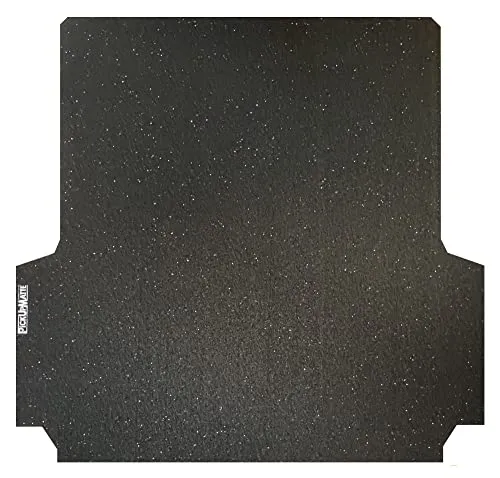 PICKUPMATTE Antirutschmatte Ford Ranger 2023 New Generation Doppelkabine Laderaumwanne Raptor WILDTRAK DOKA m. original Laderaumwanne ab BJ 01/2023 - Variante gerade Kabinenrückwand - Form #2