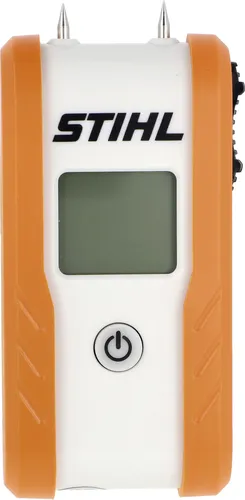 STIHL Holzfeuchtigkeitsmessgerät mit beleuchtetem Display - Feuchtigkeitsmessgeräte, misst präzise die Feuchtigkeit von Holz und Baustoffen, innovatives Design mit gummierten Griffen für optimalen Halt.