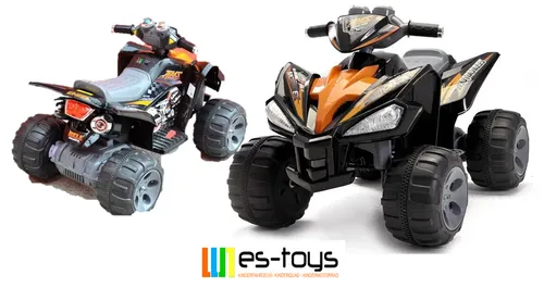 Elektro Kinder Quad mit 2x12V Motoren - Batteriebetriebene Fahrzeuge: Robustes Kunststoff-Quad für Kinder, ausgestattet mit leistungsstarken 2x12V Motoren für maximalen Fahrspaß.
