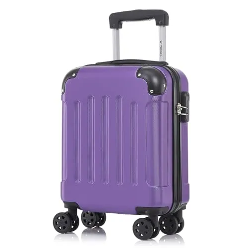 YONSLY Hartschalen Koffer Trolley mit 360° Rollen - Robuster Reisekoffer aus hochwertigem ABS-Material, ideal für Langstreckenreisen. Mit 360°-Doppelrollen und ergonomischem Gummigriff für mühelose Mobilität und hohen Komfort.