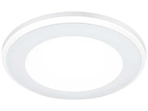 TRIO LED-Einbauleuchte Aura 652310131 – 5 W, 450 lm, 3000 K - Moderne LED-Einbauleuchte für effektvolle Allgemein- und Akzentbeleuchtung. Mit separatem Lichtstreifen für individuelle Lichtergebnisse. Energieeffizient und langlebig – ideal für jedes Wohnambiente.
