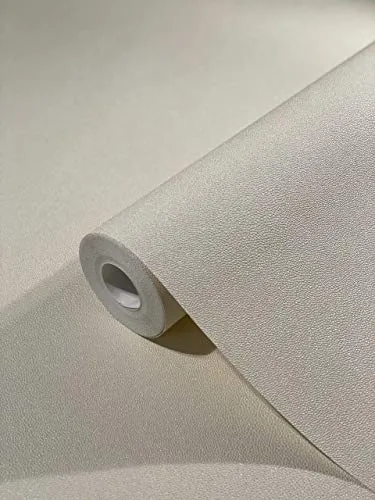 marburg Tapete Beige Uni Klassisch Kollektion Glööckler Imperial Schlafzimmer Wohnzimmer oder Küche Made in Germany 10,05m X 0,70m 52566 BEKANNT AUS DEM TV!