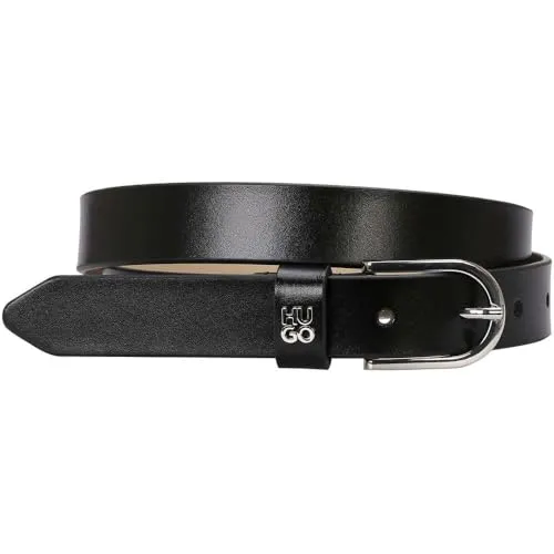 HUGO Ledergürtel Zoey mit Dornschließe - Eleganter Damen-Gürtel aus hochwertigem Leder, 2,5 cm breit, mit stilvoller Dornschließe für einen perfekten Sitz.