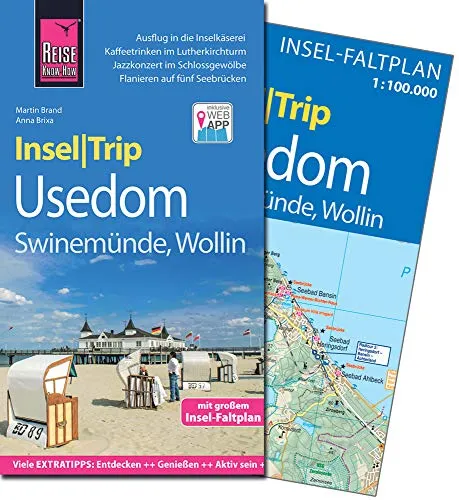 Reise Know-How InselTrip Usedom mit Swinemünde und Wollin: Reiseführer mit Insel-Faltplan und kostenloser Web-App