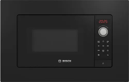 Bosch BFL623MB3 Serie 2 - Einbau-Mikrowelle 800 W, 38 x 60 cm, AutoPilot 7 für perfekte Ergebnisse und Reinigungsunterstützung für mühelose Pflege