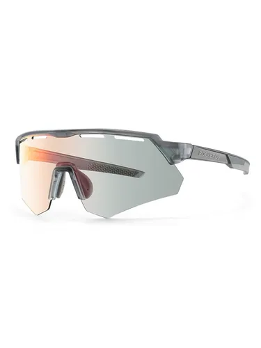 Rockbros Polarisierte Radbrille - Grau mit UV-Schutz - Sportbrille mit ergonomischem Design und UV400-Schutz, ideal für Radsport und Outdoor-Aktivitäten. Klare Sicht und leichter Tragekomfort für jede Herausforderung.