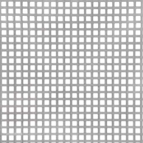 Alberts 463106 Lochblech | quadratische Lochung | Stahl | 250 x 500 x 1 mm
