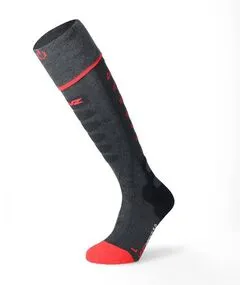 Lenz Heat Sock 5.1 Toecap Heizsocken schwarz 42-44 - Patentierte Toe Cap Technologie für bis zu 14 Stunden Rundum-Wärme, ideal für kalte Tage beim Snowboarden und Skifahren