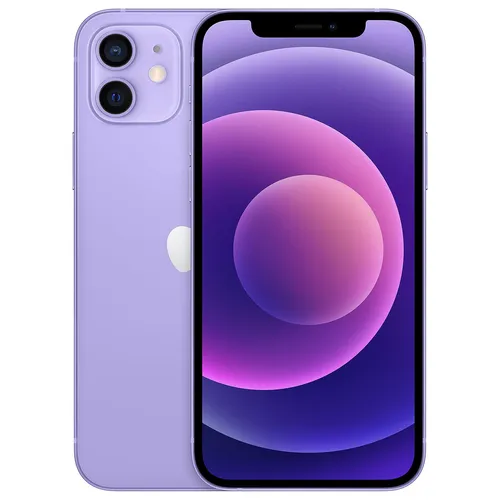 Apple iPhone 12 mini 64GB - Violett (Generalüberholt) - Simlockfreies Handy mit 64 GB Speicher, kompaktem Design und leistungsstarker Kamera für eindrucksvolle Fotos.