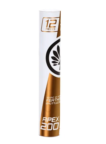OLIVER Badmintonbälle Apex 200 Naturfeder weiss Dose 12er, Geschwindigkeit: 77